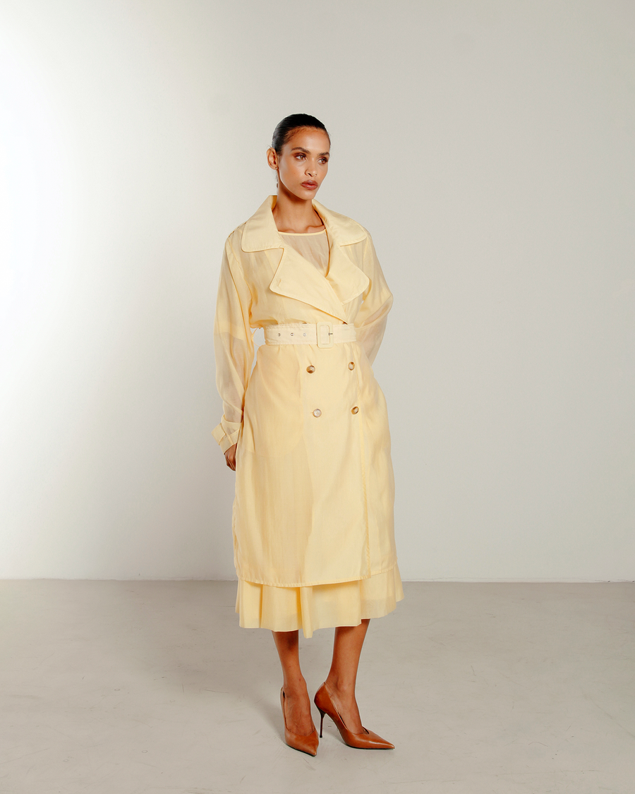 Trench Coat Oásis - Amarelo