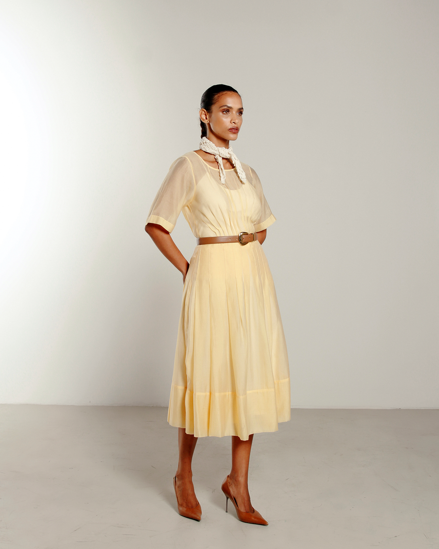 Saia Horizonte Espelhado - Amarelo