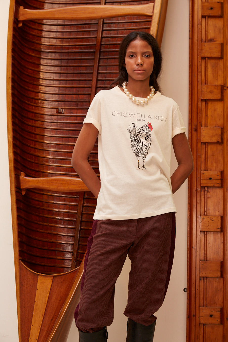 T-Shirt Chic with a Kick