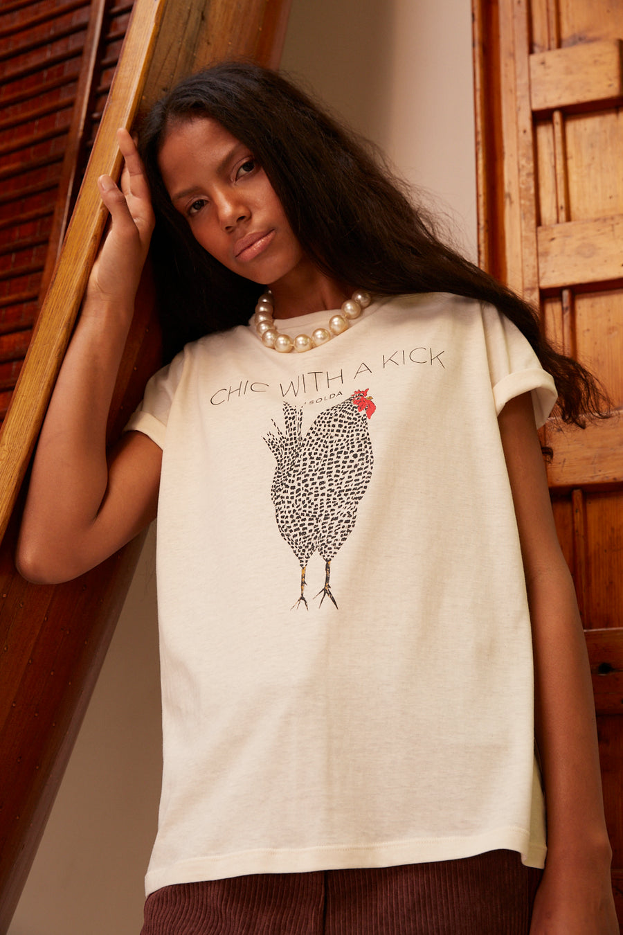 T-Shirt Chic with a Kick