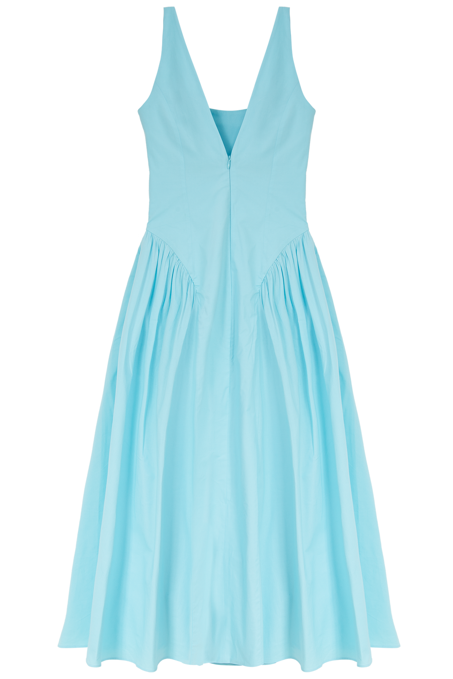 Vestido Palacete - Azul Turquesa